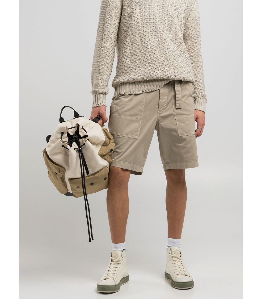 コットンツイルショーツ 詳細画像 ベージュ 4